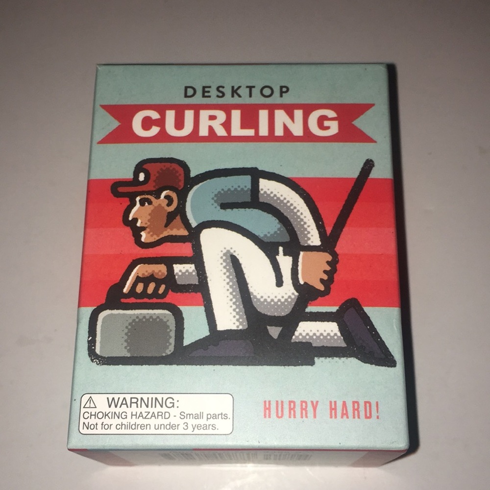 RUNNING PRESS DESKTOP CURLING GAME COMPLETE AGES 6 and UP🎁
